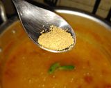 A picture of step 5 of Daal Chawal platter.