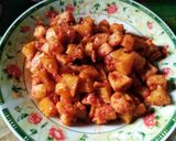 Foto langkah ke 6 dari resep Sambel kentang tahu.