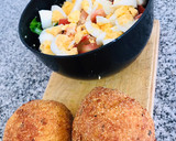 Foto del paso 7 de la receta: Bombas de papas rellenas de muzzarella