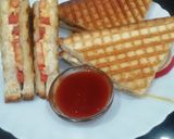 A picture of step 5 of Vegetable Grilled Sandwich.