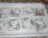 Foto del paso 4 de la receta: Raviolones veganos con algarroba rellenos de seitán en escabeche
