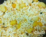 A picture of step 5 of Pearly Sago Pulav.