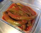 Une image de l'étape 6 de Piments verts marocains à la tomate,citron et persil.
