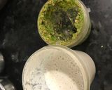 A picture of step 1 of Methi Matar Malai.