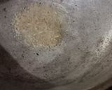 A picture of step 2 of Sukhe aloo.