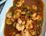 Foto langkah ke 4 dari resep Udang Saus Asam Manis.