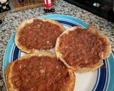 A picture of step 2 of لحم بعجين. Dough meat.