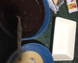 A picture of step 3 of Instant Marie biscuit Cake.