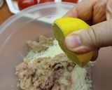 Tonhalas, sajtos rizzsel töltött paradicsom recept fázis 4 fotója