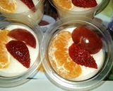 Foto langkah ke 8 dari resep Puding Vanilla Fruit.