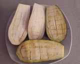Foto del paso 2 de la receta Berenjenas rellenas carne picada.😋