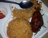 A picture of step 4 of Jallop rice.