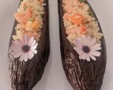 Foto del passaggio 8 della ricetta Ballerine di melanzane, ripiene di riso freddo, gamberi e melone