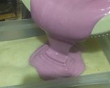 Foto langkah ke 6 dari resep Bolu Lapis Taro Kukus.