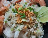 รูปขั้นตอนการทำที่ 6 ของ "บะหมี่แห้งต้มยำ" Dry Tom Yam Egg Noodles 🍜🦐🌶