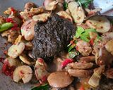 Foto langkah ke 4 dari resep Jengkol Pedas Bumbu Rawon.