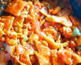 A picture of step 3 of Vegetable kottu Roti.