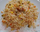Foto langkah ke 3 dari resep Nasi goreng vegetarian.