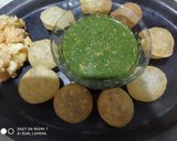 A picture of step 5 of Pani Puri.