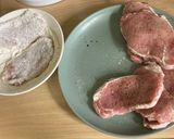 Natúr sertéskaraj szelet 🍖🥘🍚😋 recept fázis 1 fotója