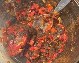 Foto del paso 2 de la receta: Pechuga de pavo rellena de piquillos
