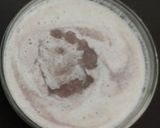 A picture of step 6 of Kavuni arisi coconut milk sweet.