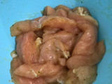 Pechuga de pollo a la crema con verdeo