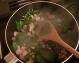 A picture of step 5 of Spinach, Pancetta and Cannellini Beans.