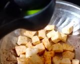 A picture of step 1 of Kadai paneer.