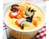 รูปขั้นตอนการทำที่ 6 ของ 🎌🥚🦀ไข่ตุ๋นปูอัดเห็ดหอม - Microwave Steamed Egg