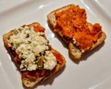 Foto del paso 1 de la receta: MONTADITO con Mermelada De Uchuvas🍊🍊Ciruelas pasas y Algo Más...!