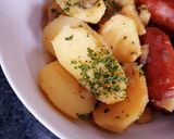 Une image de l'étape 5 de Pommes de terre en cocotte et saucisses fumées 😋.