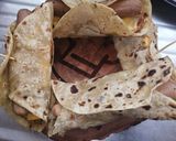 A picture of step 5 of Veggie Wraps.
