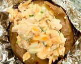 A picture of step 5 of Jacket Potatoes with Cheese Filling.