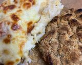 Foto del paso 6 de la receta: Puré de papa gratinado con cherrys, cebolla y ajo