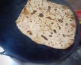 A picture of step 4 of Potato carrot and peas Paratha.