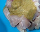 A picture of step 1 of Chicken Manchurian.