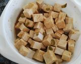 Foto del paso 2 de la receta Ensalada de espinacas, patata y tofu
