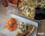 Une image de l'étape 12 de Tarte aux chipolatas et pommes de terre au Cook Expert.