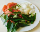 A picture of step 1 of Multi veg sambar.