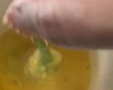 A picture of step 5 of Peri bites with leftover dinner chicken.
