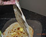 A picture of step 10 of Flat  Naan  Bread نان تافتون.