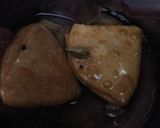 A picture of step 11 of Badam puri.