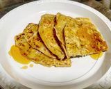 Foto del paso 2 de la receta: Crêpes de plátano, avena y miel 🥞