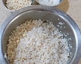 A picture of step 2 of Crunchy Urad Daal Vada.
