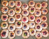 Foto del paso 11 de la receta: 28.🍪Galletas "Ojos de Coco" para Halloween🥥