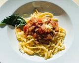 A picture of step 7 of Pasta Fresca al ragu! (#Christmas🎄).