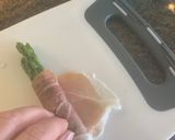 A picture of step 6 of Asparagus & Parma Ham.