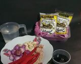 Foto langkah ke 4 dari resep Nasi Krawu Ayam khas Gresik.