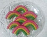 Foto langkah ke 6 dari resep Cookies pelangi teflon.